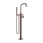 Dornbracht COYA fristående badkarsblandare med ståndarrör Borstad Dark Bronze