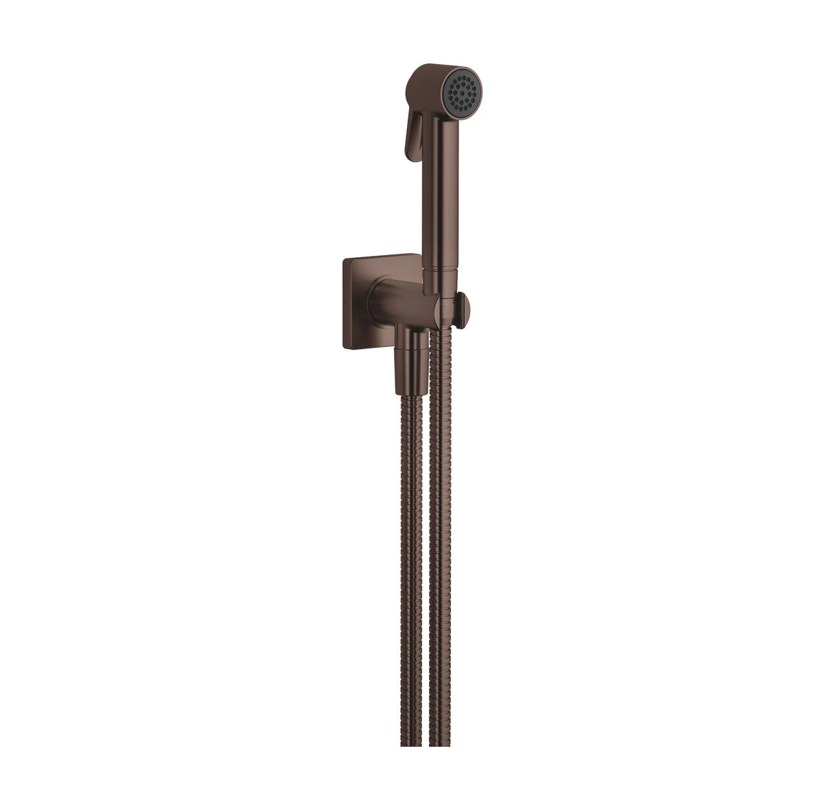 Bidédusch Dornbracht kantig täckbricka Borstad Dark Bronze
