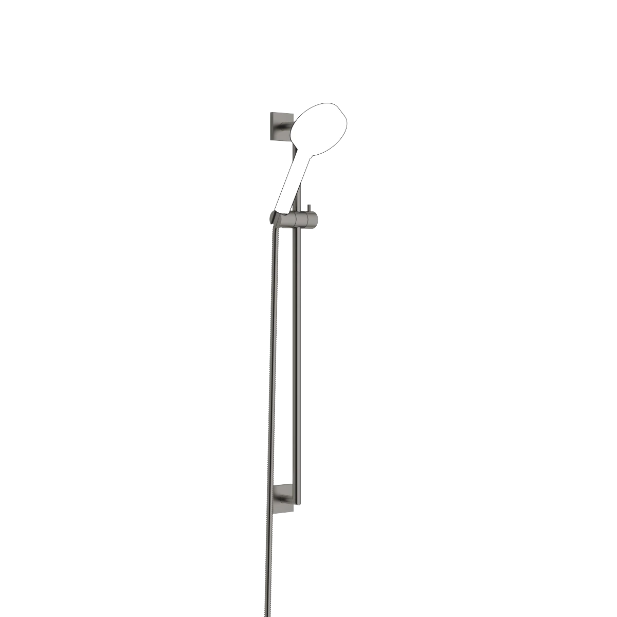 CL.1 duschset Borstad Dark Platinum - duschstång med glidfäste