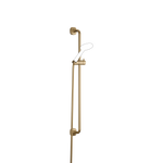 Duschset Dornbracht COYA Borstad Dark Brass, duschstång med glidfäste och handdusch