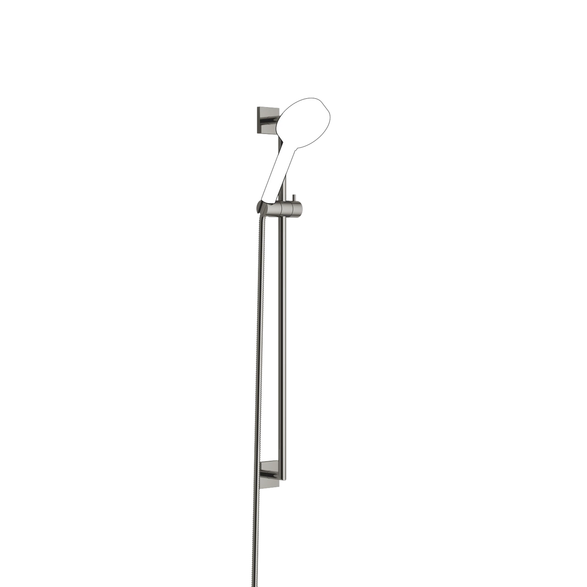 Duschset Dornbracht CYO Dark Chrome, duschstång med glidfäste och handdusch