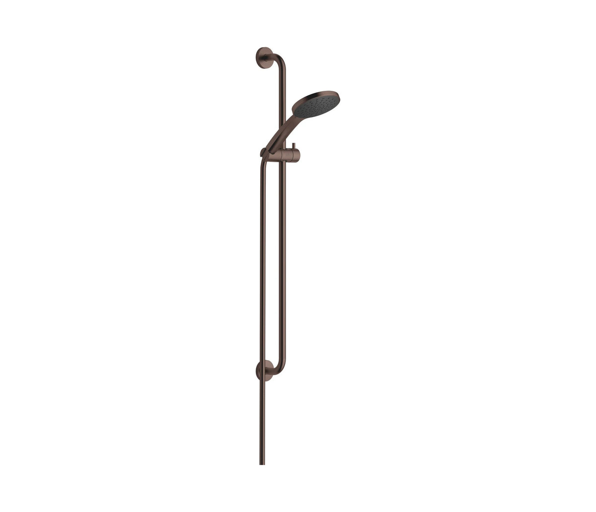 Duschset Dornbracht META med glidfäste Ø 120 mm Borstad Dark Bronze