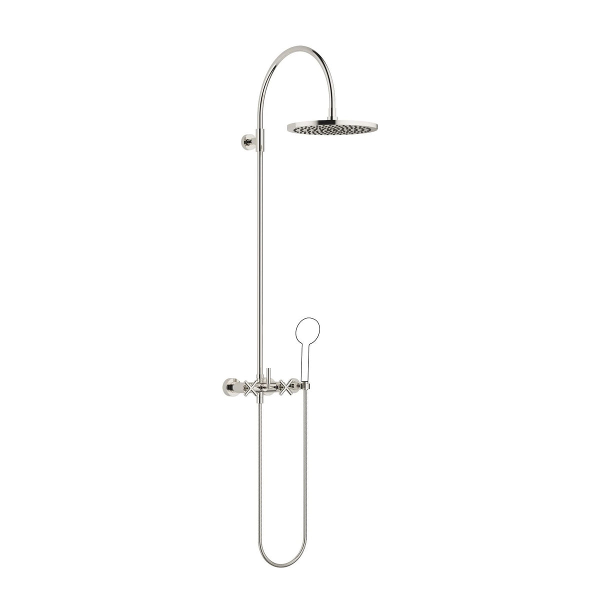 Dornbracht TARA duschstång med duschblandare 300 mm Platina
