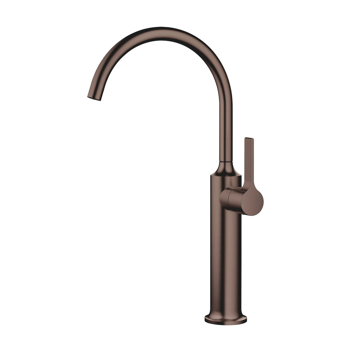 Enhålsblandare Dornbracht VAIA till tvättfat med högre bas Borstad Dark Bronze