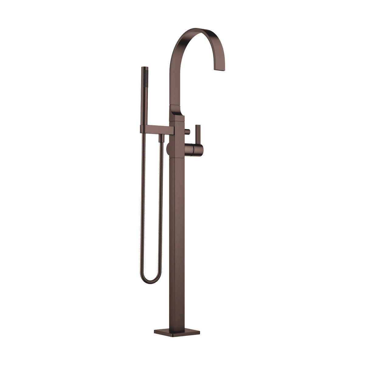 Fristående badkarsblandare Dornbracht MEM med ståndarrör Borstad Dark Bronze
