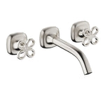 Dornbracht COYA kryssgrepp 190 mm Borstad Platina inbyggd tvättställsblandare