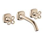 Dornbracht COYA kryssgrepp 190 mm Champagne inbyggd tvättställsblandare