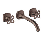 Dornbracht COYA kryssgrepp 241 mm Borstad Dark Bronze inbyggd tvättställsblandare