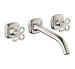 Dornbracht COYA kryssgrepp 241 mm Borstad Platina inbyggd tvättställsblandare