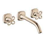 Dornbracht COYA kryssgrepp 241 mm Champagne inbyggd tvättställsblandare