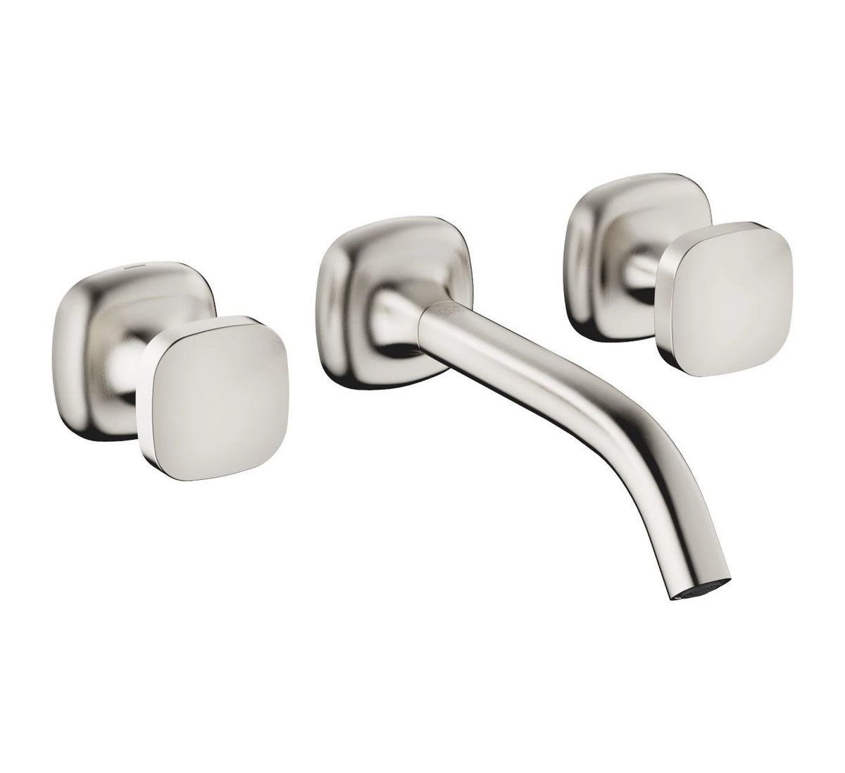 Dornbracht COYA kvadratiskt grepp 190 mm Borstad Platina inbyggd tvättställsblandare