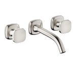 Dornbracht COYA kvadratiskt grepp 190 mm Borstad Platina inbyggd tvättställsblandare