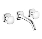 Dornbracht COYA kvadratiskt grepp 190 mm Krom inbyggd tvättställsblandare
