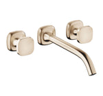 Dornbracht COYA kvadratiskt grepp 241 mm Borstad Champagne inbyggd tvättställsblandare