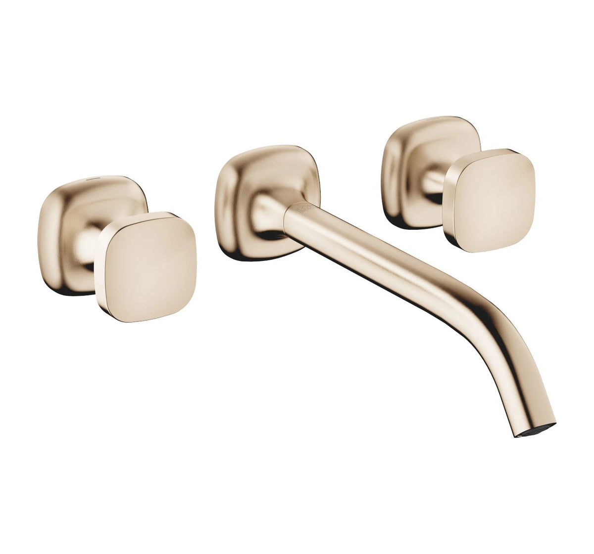 Dornbracht COYA kvadratiskt grepp 241 mm Borstad Champagne inbyggd tvättställsblandare
