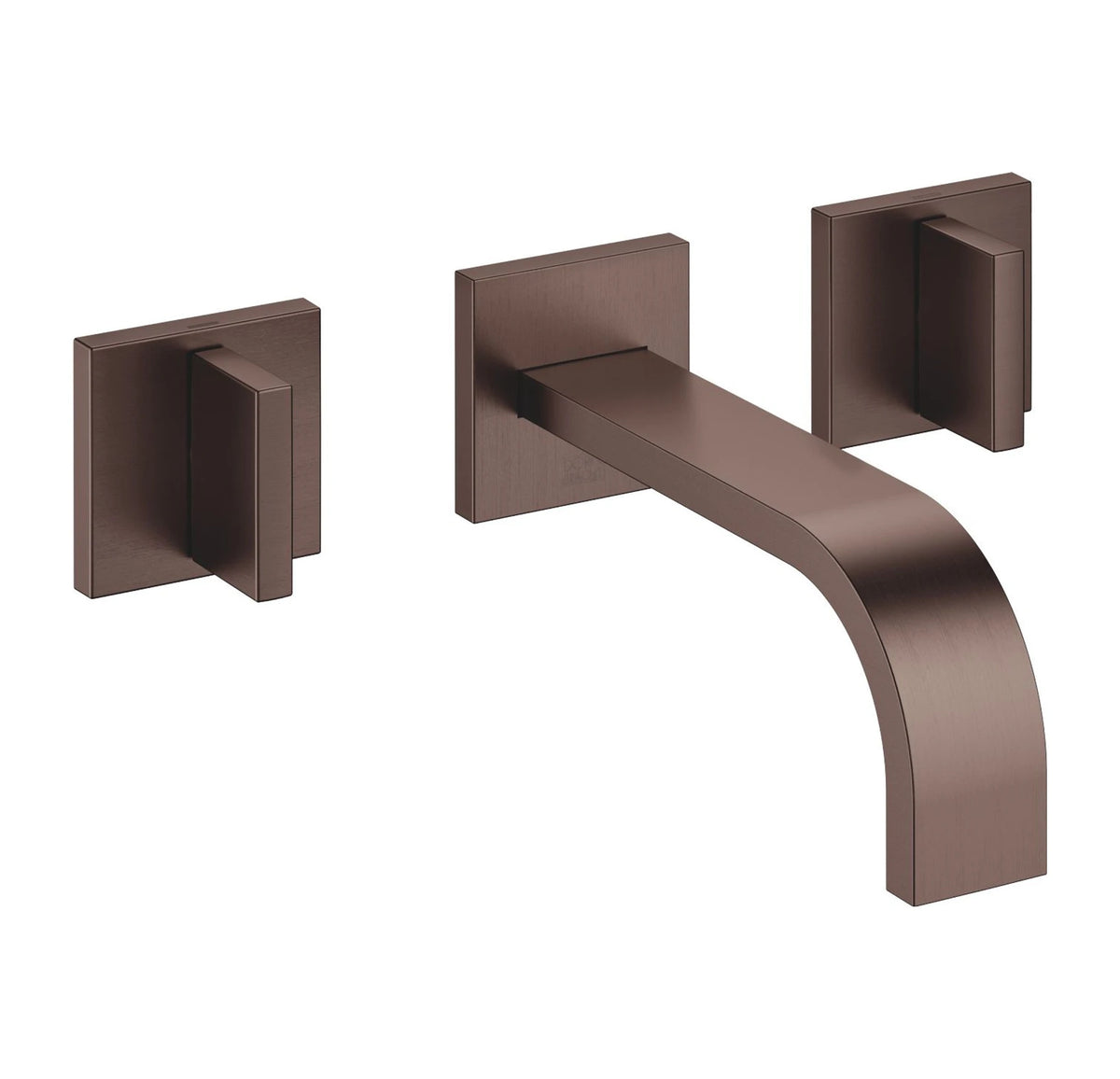 Inbyggd tvättställsblandare Dornbracht MEM med två grepp 170 mm Borstad Dark Bronze