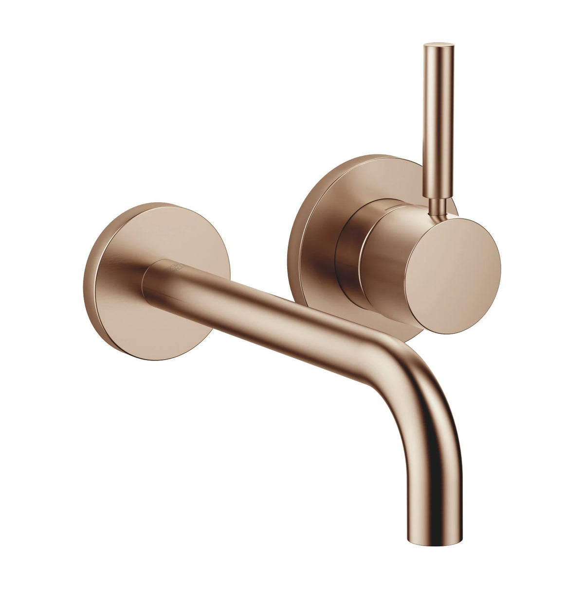 Inbyggd tvättställsblandare Dornbracht META 190 mm, pipböjning 90° Borstad Brons
