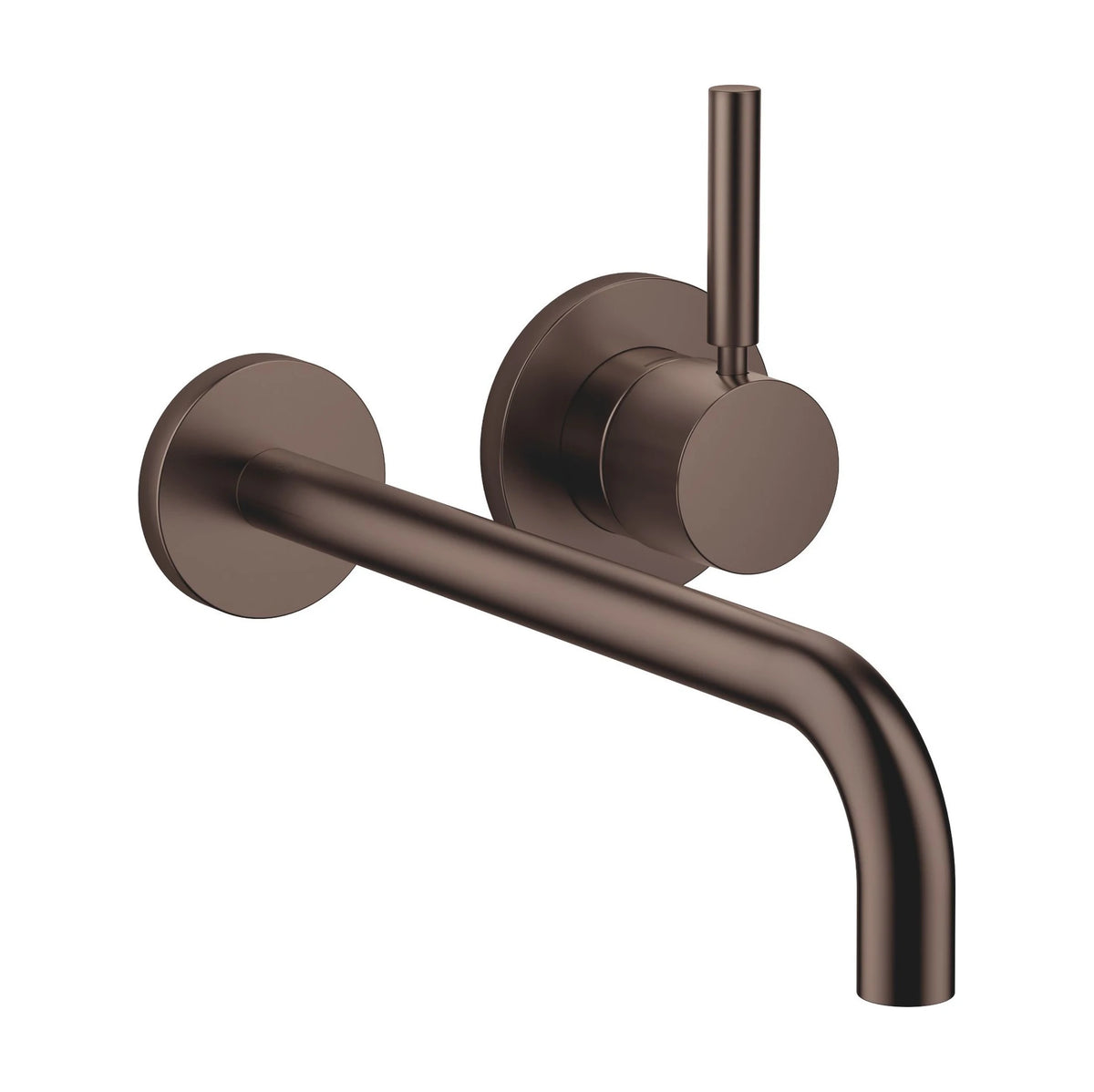Inbyggd tvättställsblandare Dornbracht META 250 mm, pipböjning 90° Borstad Dark Bronze