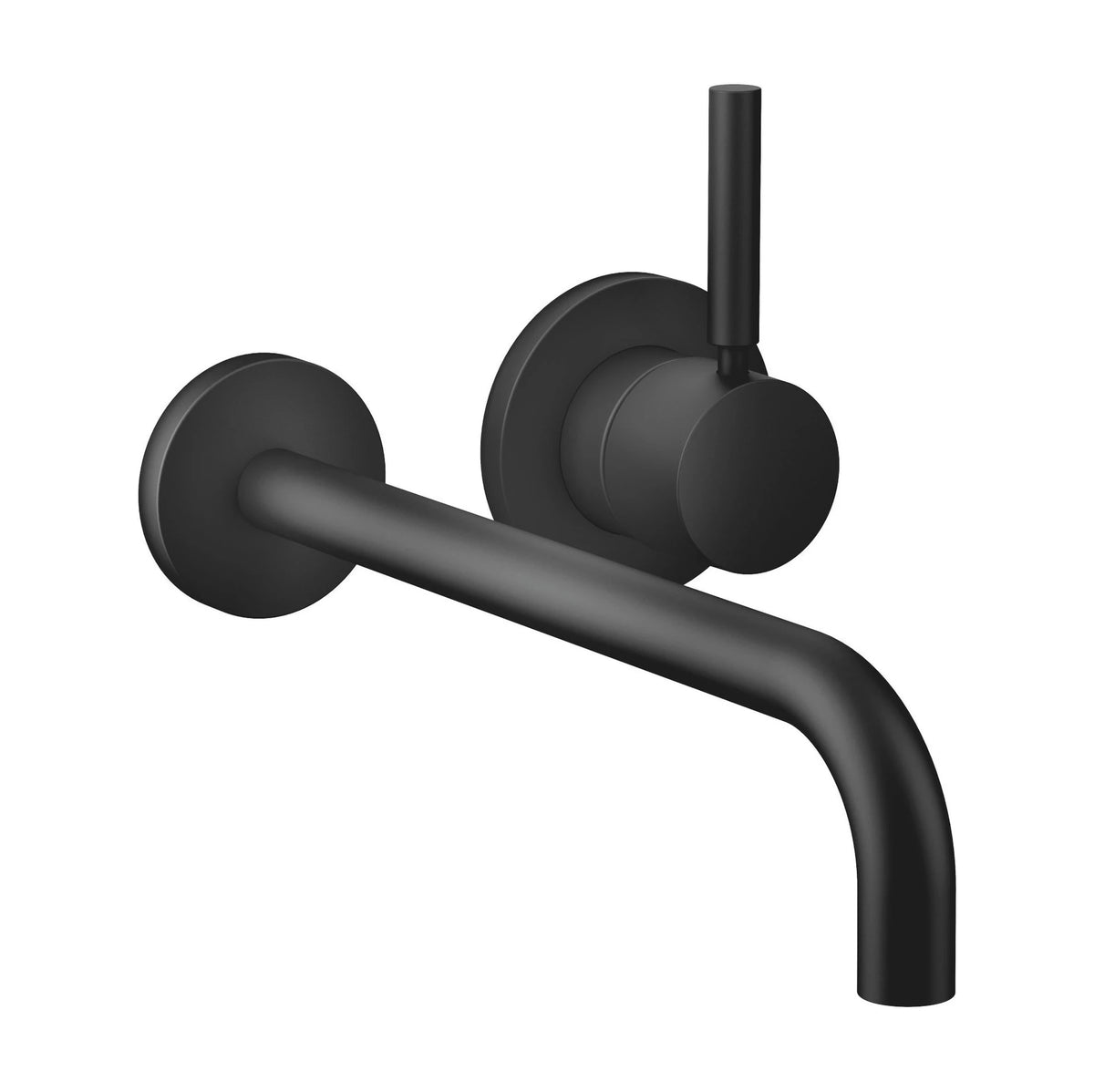 Inbyggd tvättställsblandare Dornbracht META 250 mm, pipböjning 90° Matt Svart