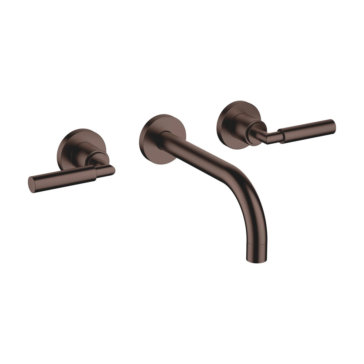 Inbyggd tvättställsblandare Dornbracht TARA 190 mm med spakgrepp Borstad Dark Bronze