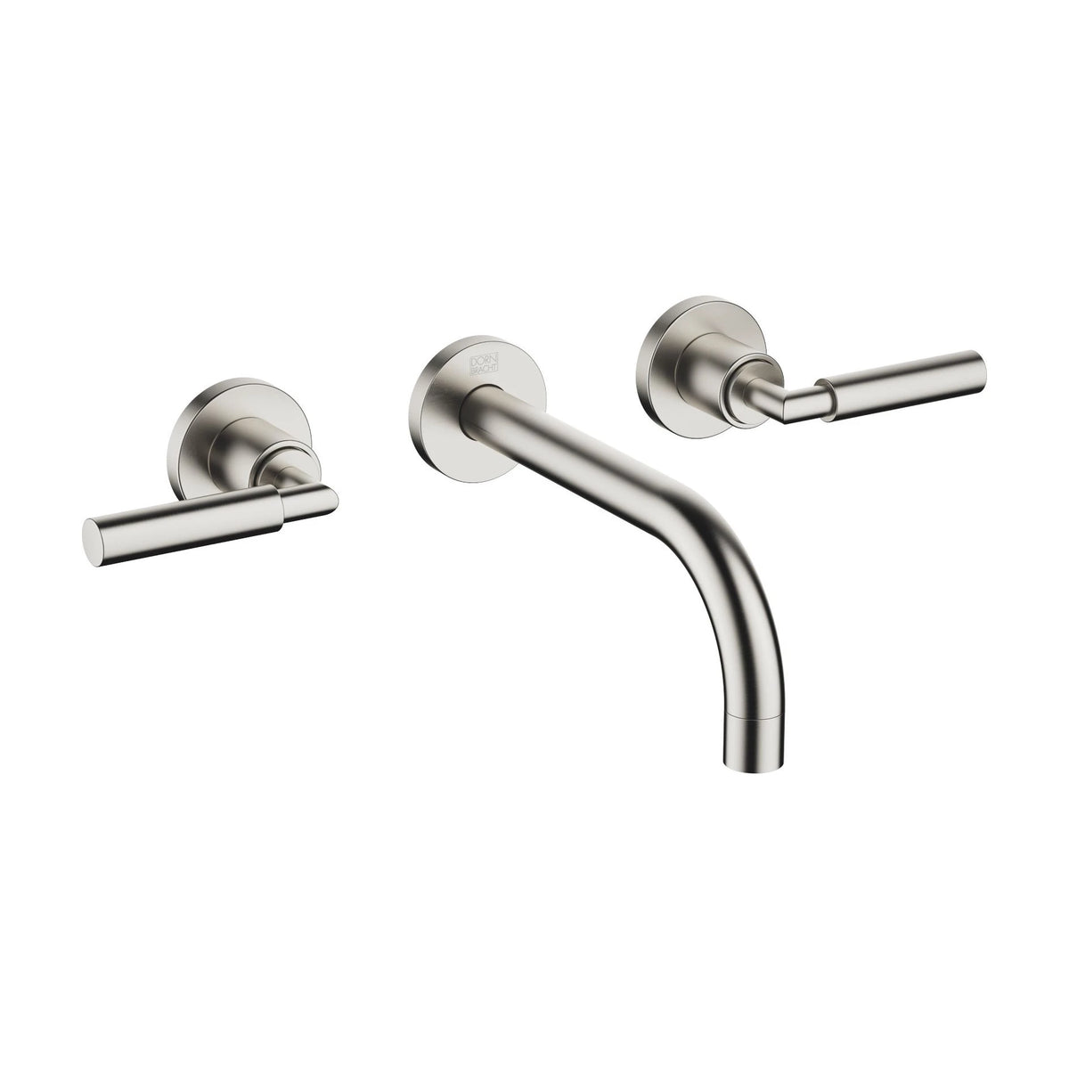 Inbyggd tvättställsblandare Dornbracht TARA 190 mm med spakgrepp Borstad Platina