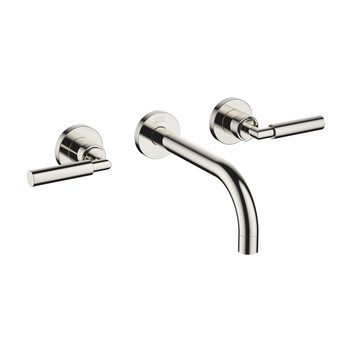 Inbyggd tvättställsblandare Dornbracht TARA 190 mm med spakgrepp Platina
