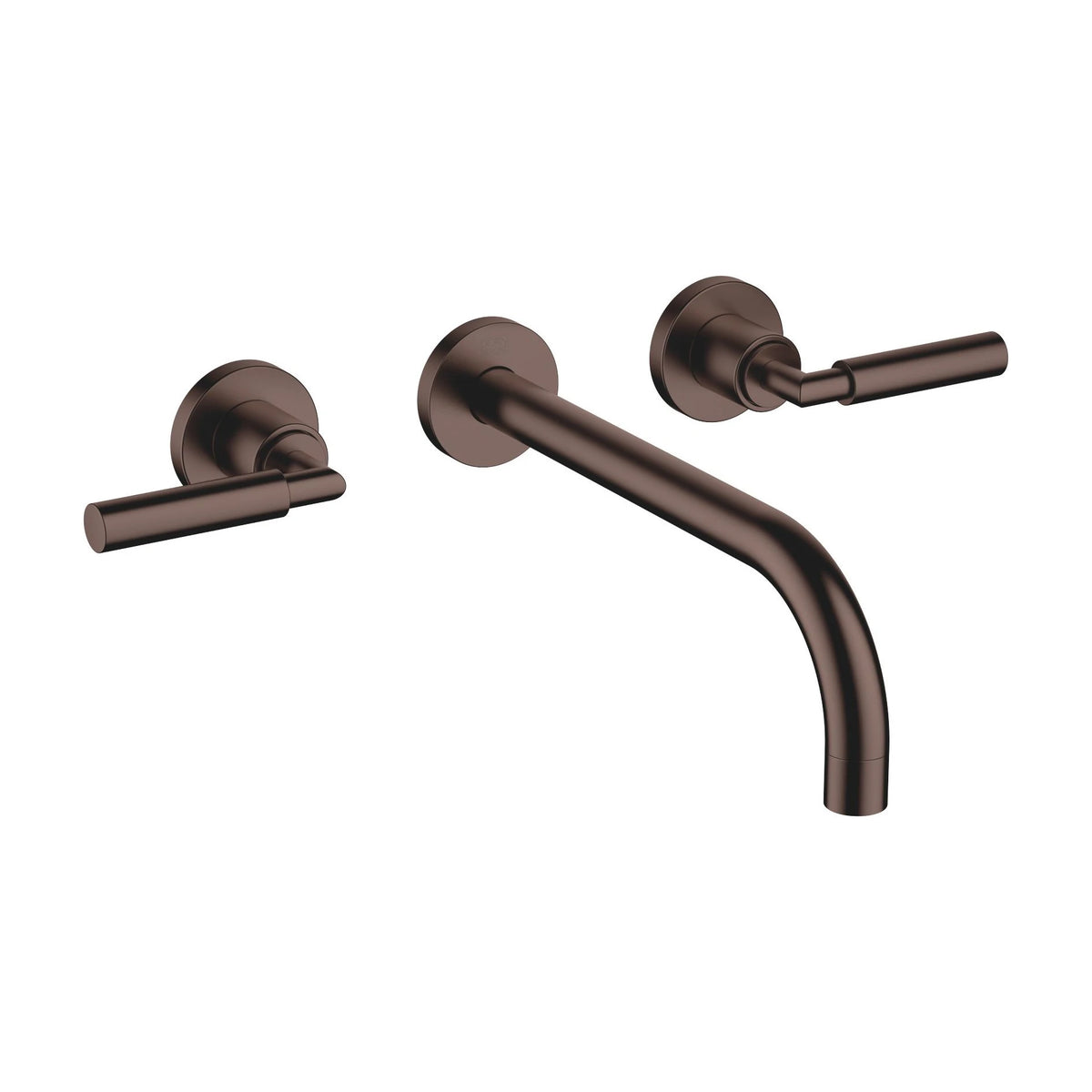 Inbyggd tvättställsblandare Dornbracht TARA 240 mm med spakgrepp Borstad Dark Bronze