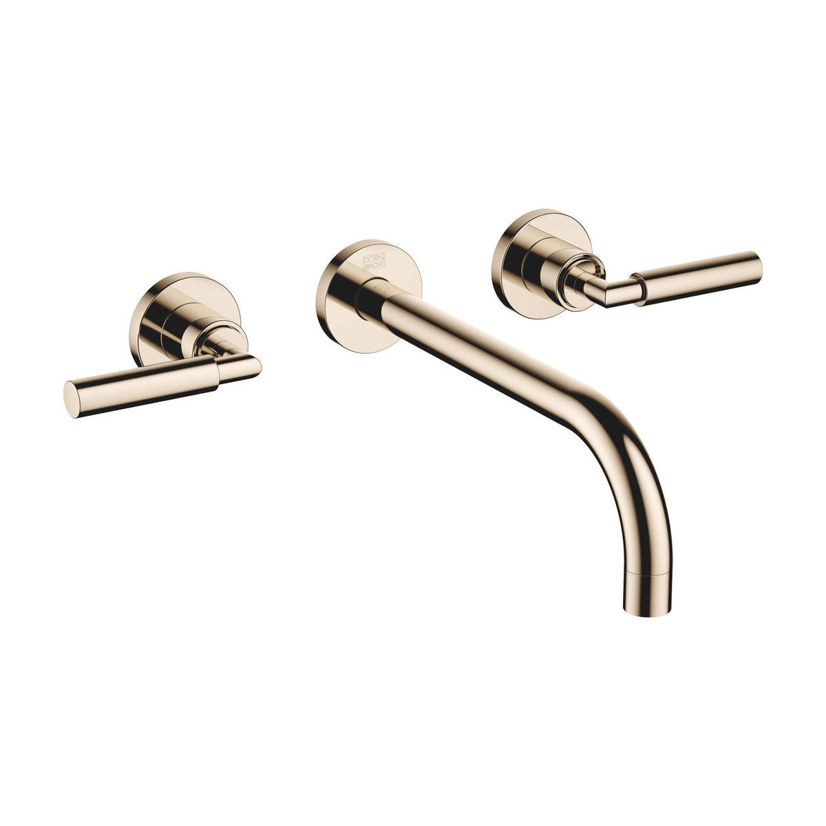 Inbyggd tvättställsblandare Dornbracht TARA 240 mm med spakgrepp Champagne