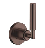Infälld trevägsomkopplare Dornbracht TARA med spakgrepp Borstad Dark Bronze