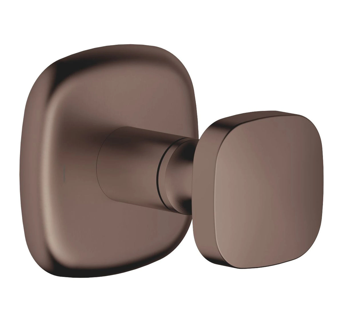 Infälld tvåvägsomkastare Dornbracht COYA med kvadratiskt grepp Borstad Dark Bronze