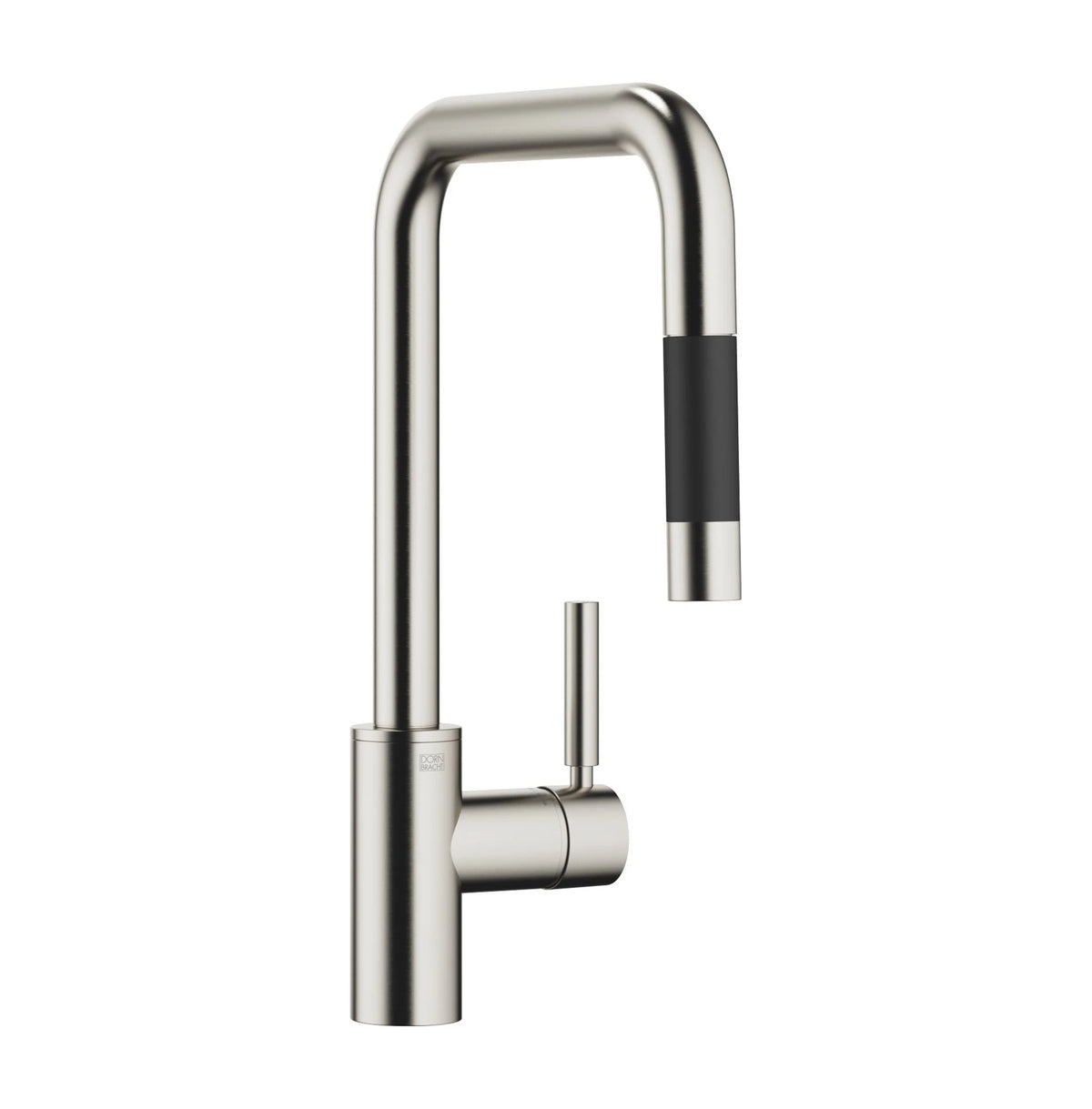 Köksblandare Dornbracht META SQUARE Pull-down med duschfunktion Borstad Platina