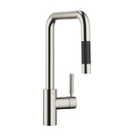 Köksblandare Dornbracht META SQUARE Pull-down med duschfunktion Borstad Platina