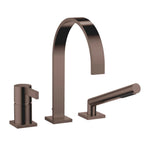 Dornbracht MEM trehål Borstad Dark Bronze badkarsblandare