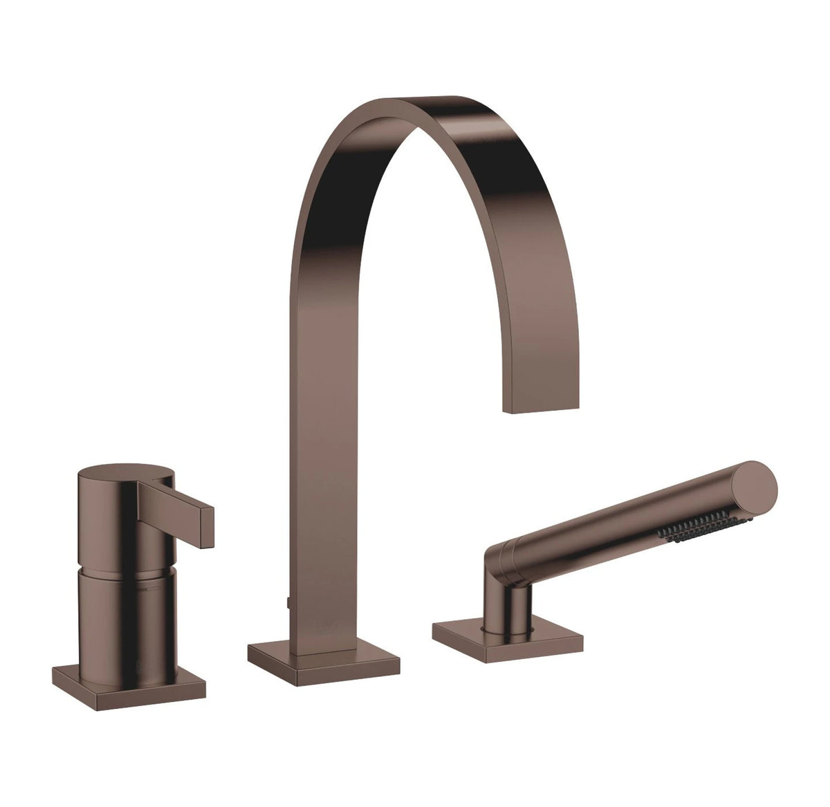Dornbracht MEM trehål Borstad Dark Bronze badkarsblandare