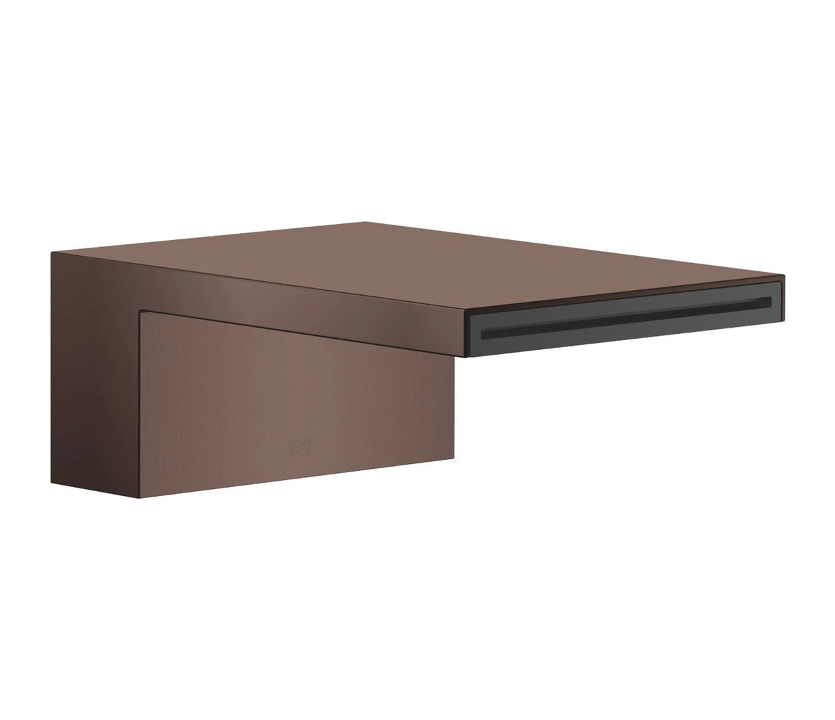 Dornbracht MEM vattenfallspip för bänk/karkant Borstad Dark Bronze