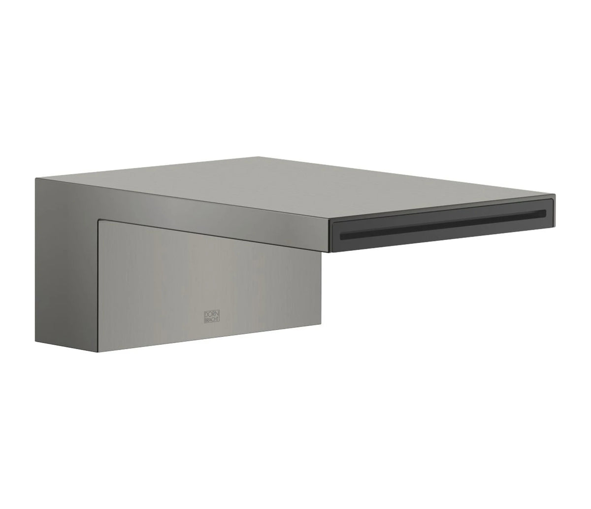Dornbracht MEM vattenfallspip för bänk/karkant Borstad Dark Platinum