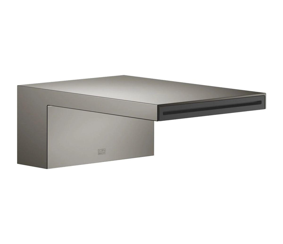 Dornbracht MEM vattenfallspip för bänk/karkant Dark Chrome