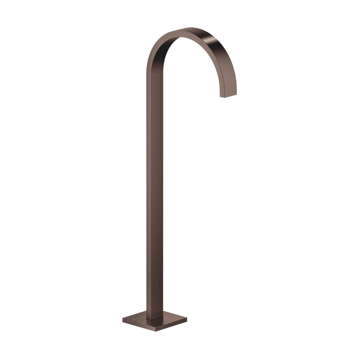 Dornbracht MEM vattenfallspip för fristående montering Borstad Dark Bronze