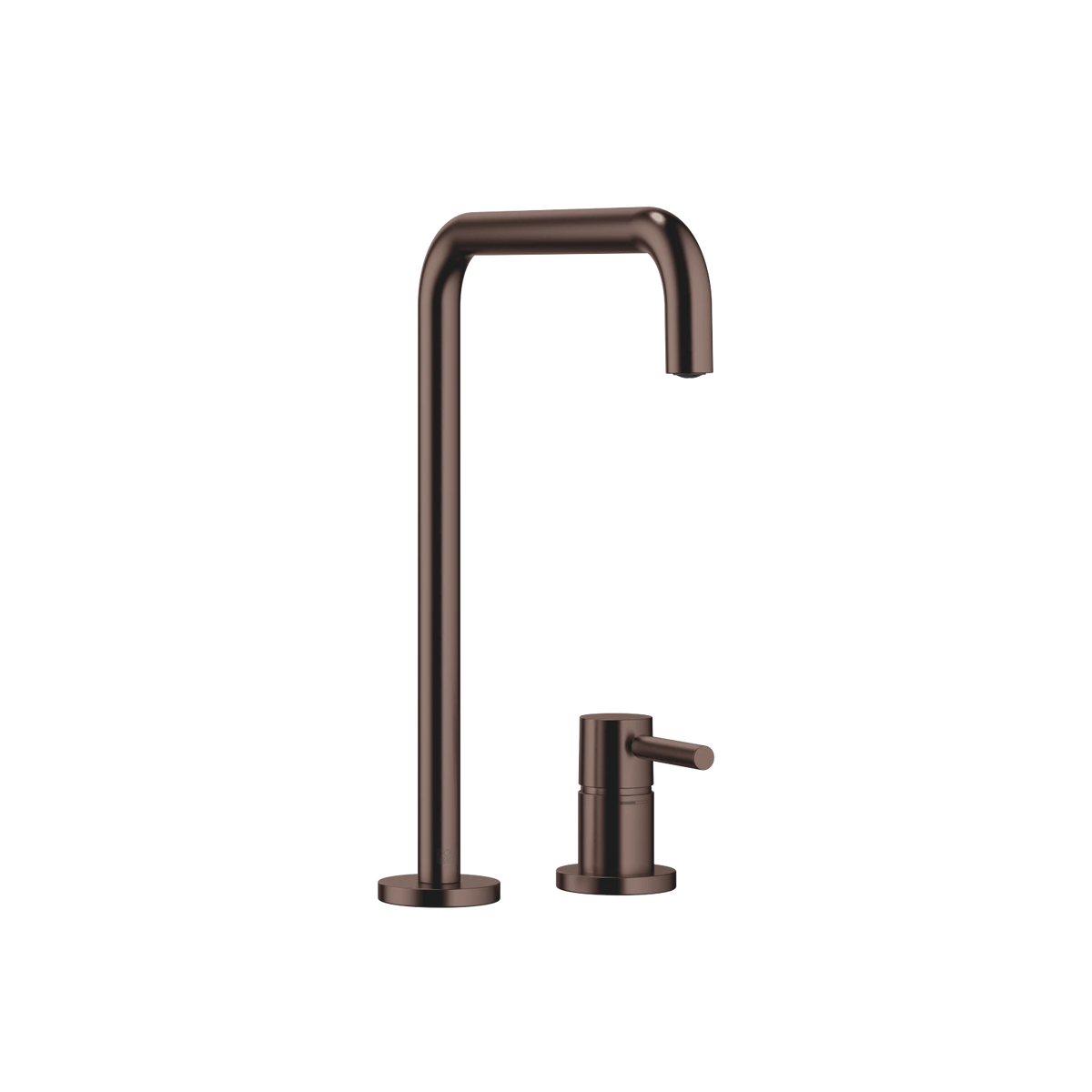 Köksblandare Dornbracht META SQUARE Tvåhålsblandare Borstad Dark Bronze