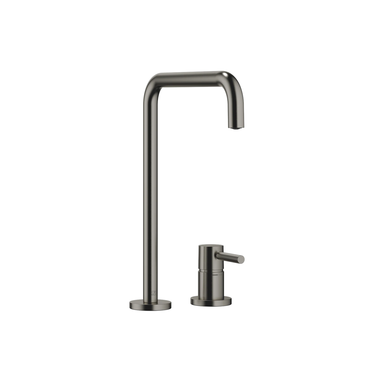 Köksblandare Dornbracht META SQUARE Tvåhålsblandare Borstad Dark Platinum
