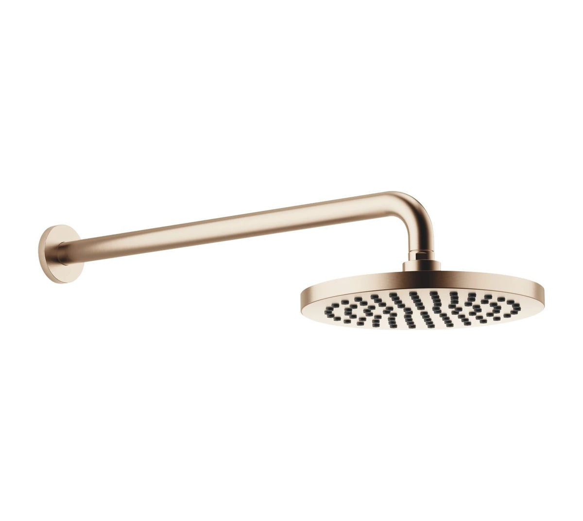 Regndusch Dornbracht 220 mm väggmontering FlowReduce Borstad Champagne