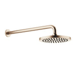 Regndusch Dornbracht 220 mm väggmontering FlowReduce Borstad Champagne