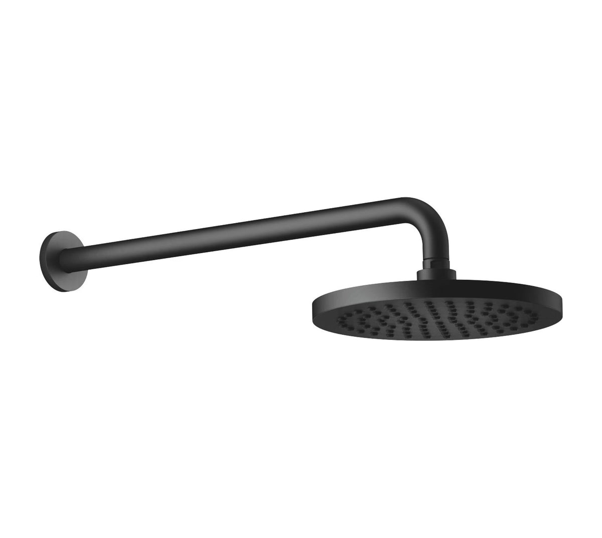 Regndusch Dornbracht 220 mm väggmontering plast Matt Svart