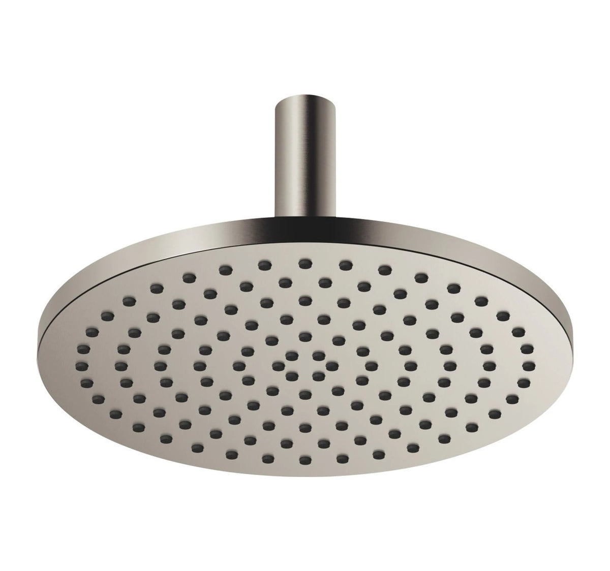 Regndusch Dornbracht 300 mm för innertak med täckbricka Ø 60 mm Borstad Platina