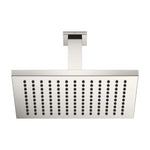 Regndusch Dornbracht 300x240 mm för innertak med täckbricka 60x60 mm Platina