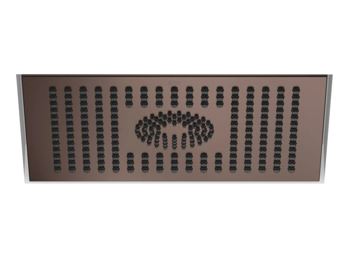 Regndusch Dornbracht 300x240 mm manuell styrning Borstad Dark Bronze