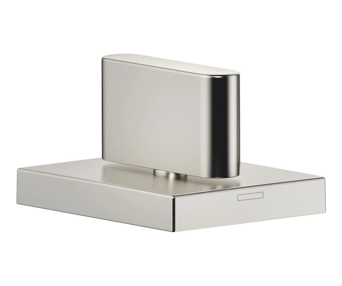Sidoventil Dornbracht CL.1 för kallvatten, täckbricka 60 x 47 mm Borstad Platina