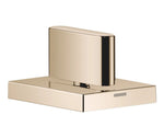 Sidoventil Dornbracht CL.1 för varmvatten, täckbricka 60 x 47 mm Champagne