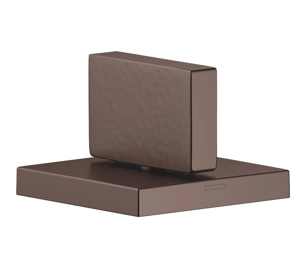 Sidoventil Dornbracht MEM för kallvatten med hamrad effekt Borstad Dark Bronze