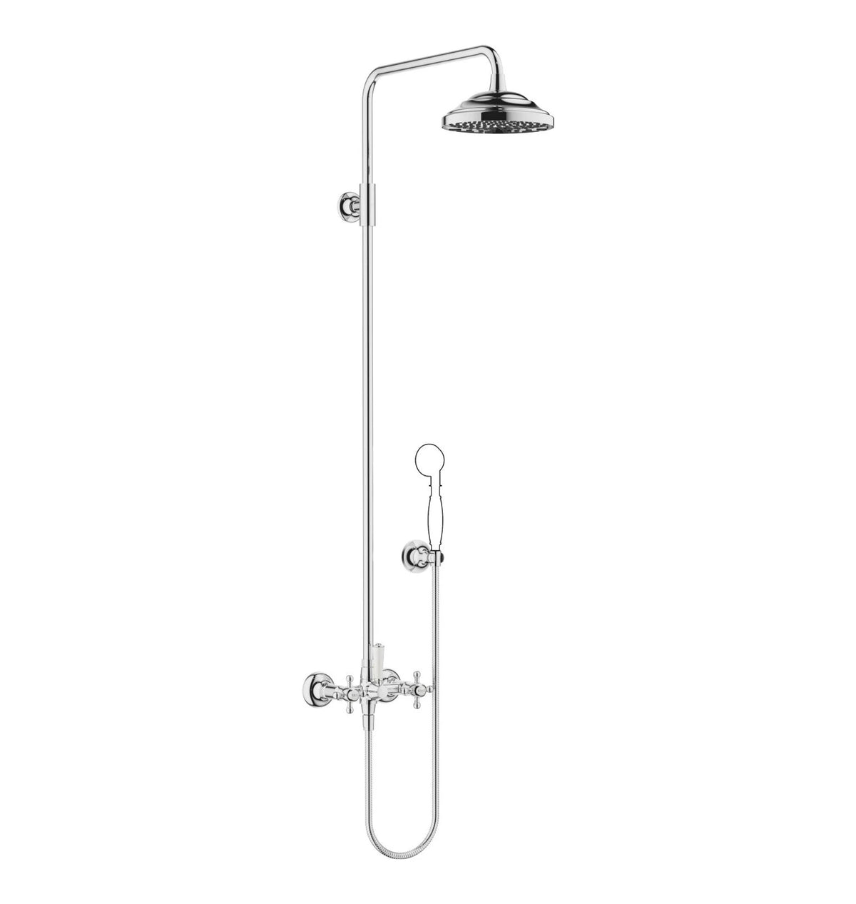 Dornbracht takdusch MADISON med blandare utan handdusch 200 mm Krom